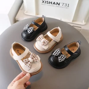 Princess Style Baby Toddler Shoes for Girls 0 1 Years Spring Autumn Non Slip Leather Shoes for Kids