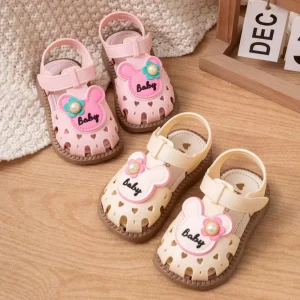 Princess Summer Cute Girls Sandals Breathable Non Slip Kids Shoes Toddler Comfortable Soft Soles Beach Sandals for Children