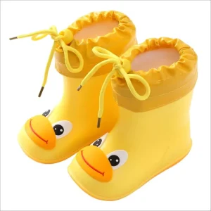 Printed Classic Children Waterproof Rain Boots EVA Rainboots Lightweight for Kids