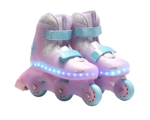 Professional Children Inline Skate Shoes with Light