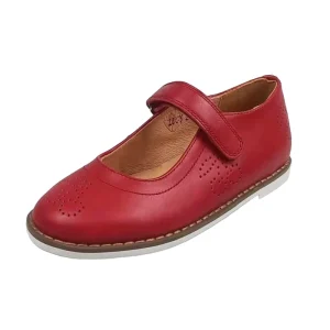Professional Custom High Quality Comfortable Rubber Sole 100% Genuine Leather Shoes for Children