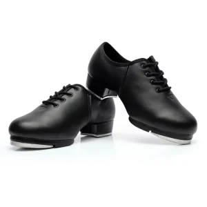 Professional High Quality Cow Leather Dance Boys Kids Tap Shoes