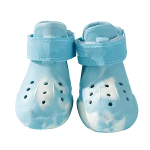 Professional Outdoor EVA Pet Shoes Clog Style Breathable Lightweight Anti Slip Summer Dog Sandals Small Breed Puppy Shoes