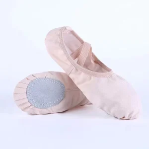 Professional PU Leather Women’s Foldable Ballet Style Flat Shoes for Girls and Adults