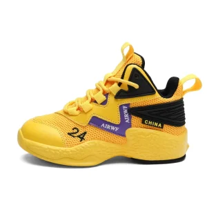 Professional Practical Basketball Shoes Boys Older Kids Summer Cushioning Sports Sneakers Breathable Training Sneakers