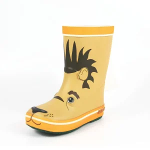Promotional Toddler Custom 3D Colorful Print Waterproof Anti Slip All Season Kids Rubber Rain Boots