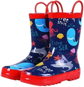 Promotional Waterproof Children Rubber Kids Rain Boots