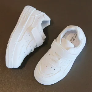 Pure White Flat Children’s Garden Shoes Children School Shoes