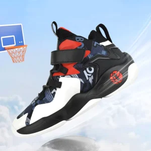 QILOO Customized Boys Basketball Shoes High Style Casual Trendy with Breathable Shock Absorbing Features PU Insole for Autumn