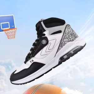 QILOO Men’s Basketball Style Shoes Breathable Jogging Top with Rubber Insole Customizable OEM ODM for Spring
