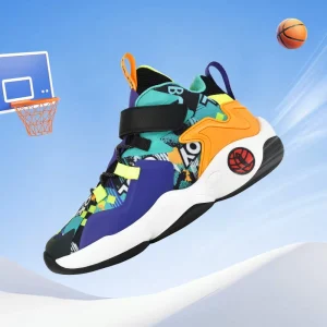 QILOO Unisex Sports Shoes Original Mesh Breathable Basketball Training Shoes with Rubber TPU Insole OEM ODM Manufacturing