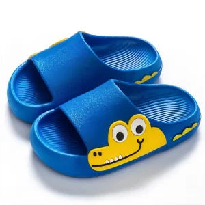 Quick Drying Cartoon Children’s Slippers Beach Slides Toddler Pool Shower Flip Flops Slippers PVC Kids Slides for Girls Boys