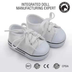 Ready to Ship Fashion Doll Sneakers for 18″ American Girl Doll Multiple Colors Mini Shoes for Plush Toys Factory Bulk Supply