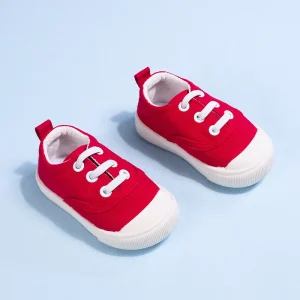 Red White Black Kids Sports Shoes Unisex Breathable Comfortable Sneakers Back to School Gift Shoes for Children