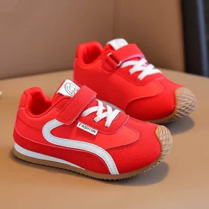 Red Yellow Green Pink Boys’ Soft Sole Non slip Sneakers Girls’ German Training Shoes Breathable Shoes