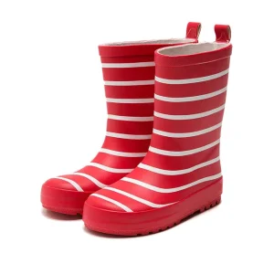 Reflective Back Stripe Kids Rain Boots Waterproof Rubber Rain Boots for Children