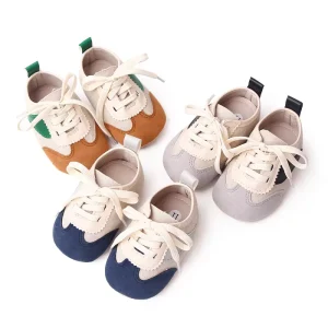 Resistant Baby Prewalker Shoes Breathable Baby Canvas Sneakers Boutique Baby Casual Shoes Toddler