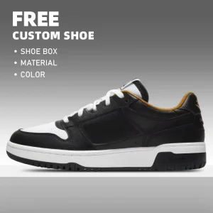 Retro Low Top Custom Sneakers with Genuine Leather and Anti-Slip Rubber Sole for Kids and Adults Winter