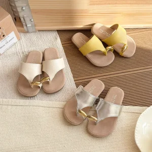 Roman slippers Sandals Summer New Style Girls’ slippers Soft Soled Versatile slippers