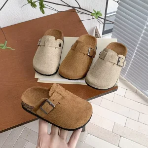 Round Toe Protection Designer Slipper for Children Fashion Summer Boys Casual Shoes Girls Breathable Kids Footwear