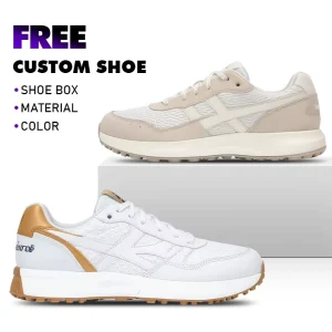 Rubber Outsole Leather Neutral Walking Basketball Style High Top Men’s Sports Shoes Custom Shoes with logo