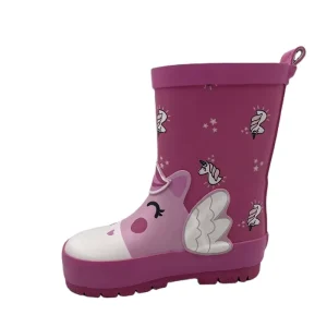 Rubber Rainboots Children PVC Rain Shoes Cartoon Rain Boots for Kids