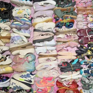 S08 Used Kids Bale Shoes Bulk Lot Summer Sandals Second Hand Shoes Branded in Various Sizes Pre owned Shoes