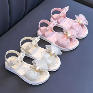 Sandals For Kids Summer Children’s Shoe Edition Comfortable Girls’ Cool Stand Anti Slip Soft Versatile