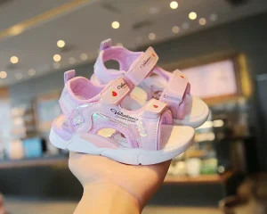 Sandals for Summer Kid Girls Cute Beach Children Cartoon Sandals Non slip Safe Baby Kids Princess Shoes