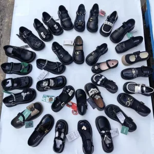 School British Style Dress Shoes New Spring Autumn Kids Princess Performance Flats Student Uniform Shoes