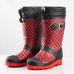 School Rainy Day Kids All Season Winter Rain Boots Non Slip Waterproof Lightweight Rubber Gumboots Midi Boys Girls