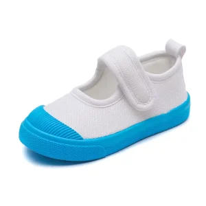 School Shoes for Boys and Girls Soft Soled Mesh Shoes Kindergarten Canvas Sneakers