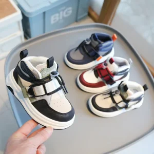 School Styles Sport Shoes for Kids Toddler Baby Fashion Custom Children High Top Shoes Sneakers for Teenagers Boys