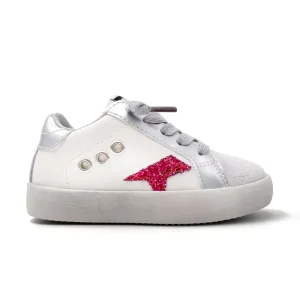 Sequin Star Girls Casual Board Shoes Toddler Baby Kids Sports Footwear Fashion Classical White Sneaker for Children