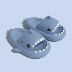 Shark Slides 2.0 Update Version 4CM Thick Sole Cloud EVA Indoor Shark Slides Slipper for Kids