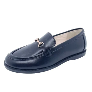 Shoe Manufacturers Custom Genuine Leather Soft Trendy Loafers Shoes for Children