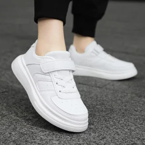Simple Microfiber Upper EVA Fashion Shoes Mixed Kids Branded Sneakers School Children Girls Sport Shoes