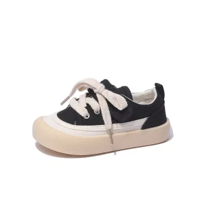 Simple Style Unisex Baby Shoes Canvas Good Quality Casual Lace Up Breathable Summer Spring Factory