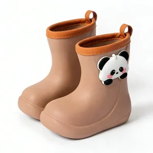 Simple Style Waterproof Lightweight EVA Children’s Rain Boots with Comfortable Insole Breathable Anti Slip Wellington Boots