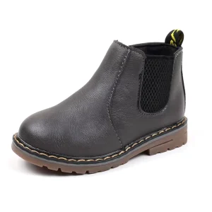 Size 21 36 New Styles Children Kids Boots Autumn Winter Leather Shoe Factory