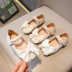 Size 21 to 30 Toddlers Girls Shoes Kids Flats Princess Dance Shoes
