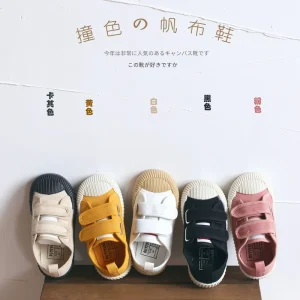 Size 22 31 Children Shoes Spring Autumn Kids Casual Shoes Sweet Cute Bow Breathable Sneakers Black Kids Canvas Shoes Factory