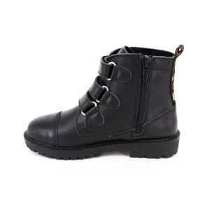 Size 25-36 New Russian Shoes Young Girl Children Cow Leather Ankle Winter Kids Black Zipper-up Dress Boots