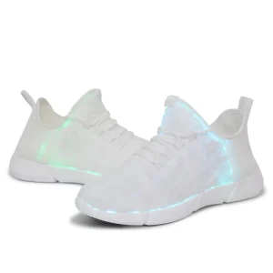 Size 26 46 Light up Led Sneaker with USB Charging Adult Flash Light Running Party Dance Luminous Shoes for Kids Ladies Men
