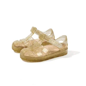 Small MOQ Fancy Colorful Beach PVC Kids Jelly Sandals Shoes Flexible Soles