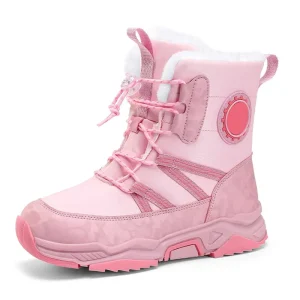 Snow Boots Soft Sole Children Snow Shoes Plush Lining Comfortable Walking Shoes for Kids