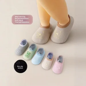 Socks Baby Infant Floor Socks Anti Slip Cartoon Children’s Soft Sole Indoor Walking Shoes Early Education