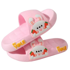 Sofe Soles Anti Slip Boys Girls Light Indoor Beach Cartoon Dinosaur Rabbit Shark Slippers Shoes Kids 2 12Y