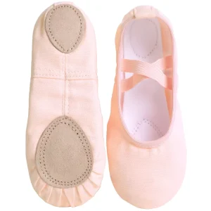 Soft Canvas Lining Ballet Slippers for Girls and Adults