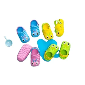 Soft Children’s Cartoon Clogs EVA Waterproof Breathable Anti Slip Light Weight Colorful Garden Shoes for Kids